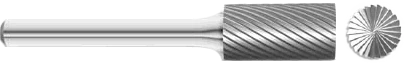 HTC SB cylindrical end cut carbide burr