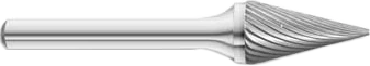 HTC SM cone flat end carbide burr