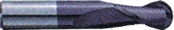 HTC Series 115 coated stub length ball end mill