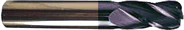 HTC Series 360 coated corner radius end mill